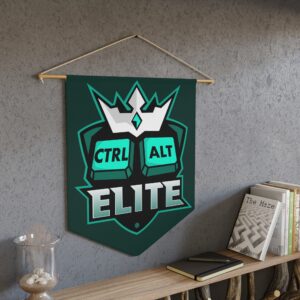 Gaming Pennant — “CTRL ALT ELITE” Wall Banner for ELT Members