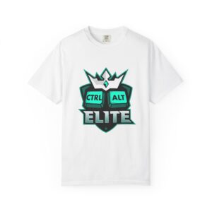 CTRL ALT Elite T-Shirt | Gamer Keyboard Logo, Retro Cyber Green