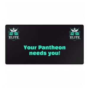 Your Pantheon needs you Desk Mat | Gaming Mouse Pad, CTRL ALT Elite Logo
